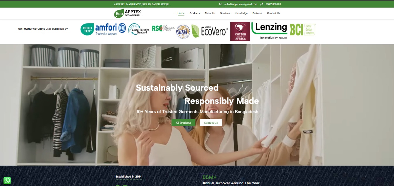 APPTEX ECO APPAREL